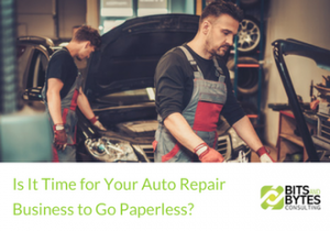 Is It Time for Your Auto Repair Business to Go Paperless? | BBDS