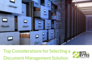 Top Considerations for Selecting a Document Management Solution | BBDS